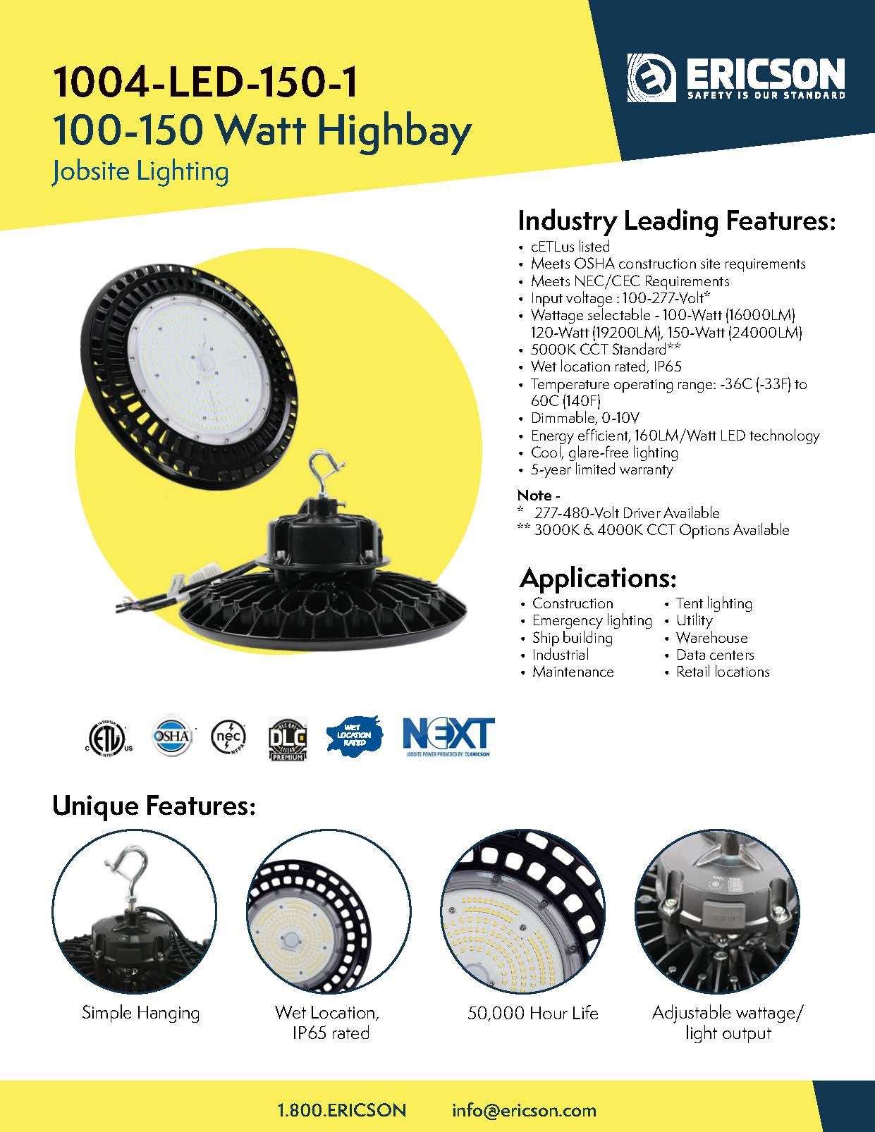 Ericson 1004-LED-100 - L1000857 - JPEG Image