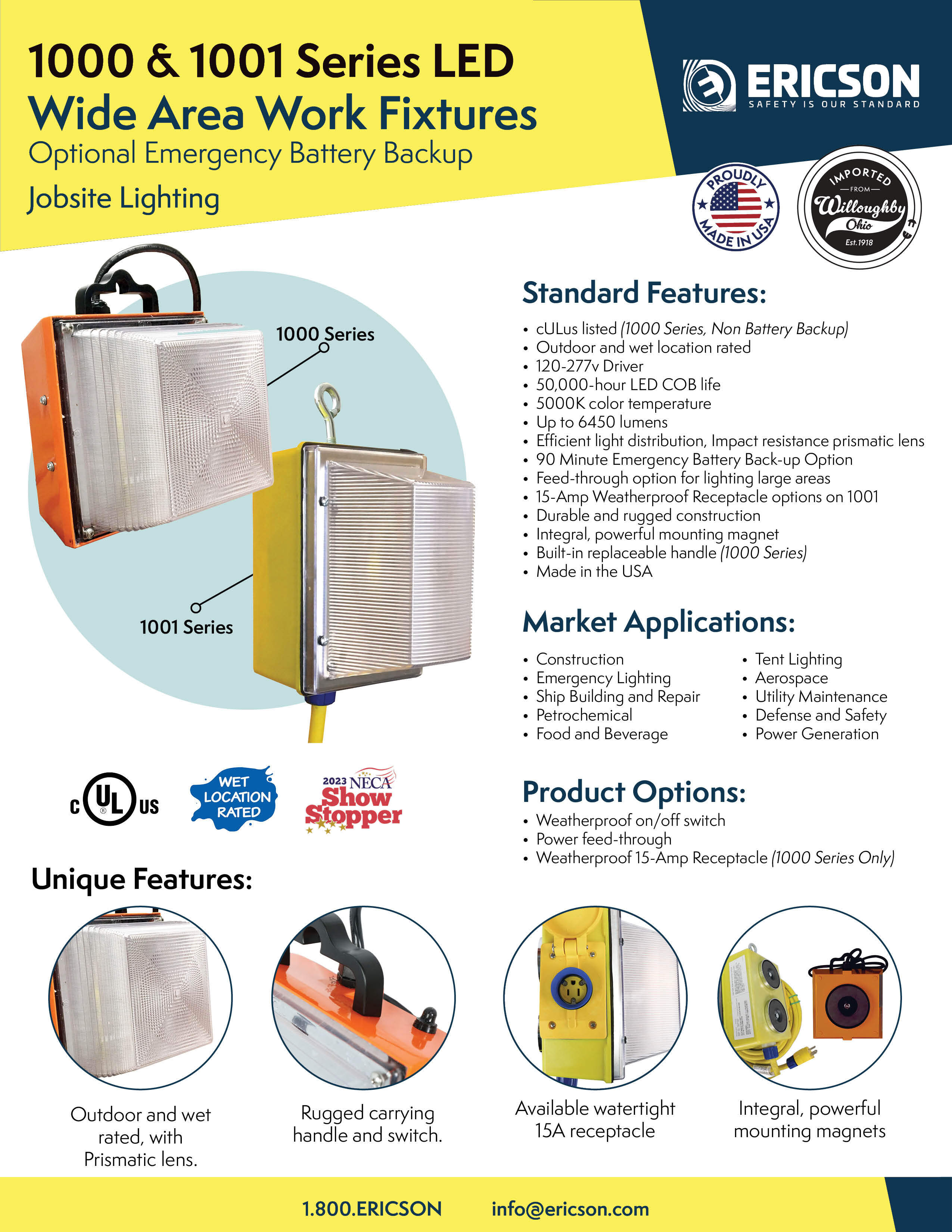 JPEG L1000872 - Ericson 1000 & 1001 Series LED Magnectic Mount Canopy Fixtures