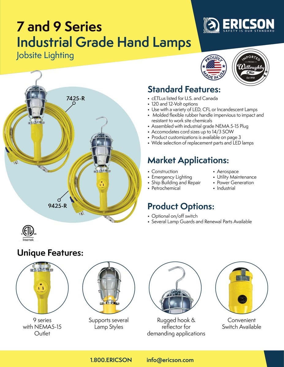 JPEG L1000873- Ericson 7 and 9 Series Handlamps