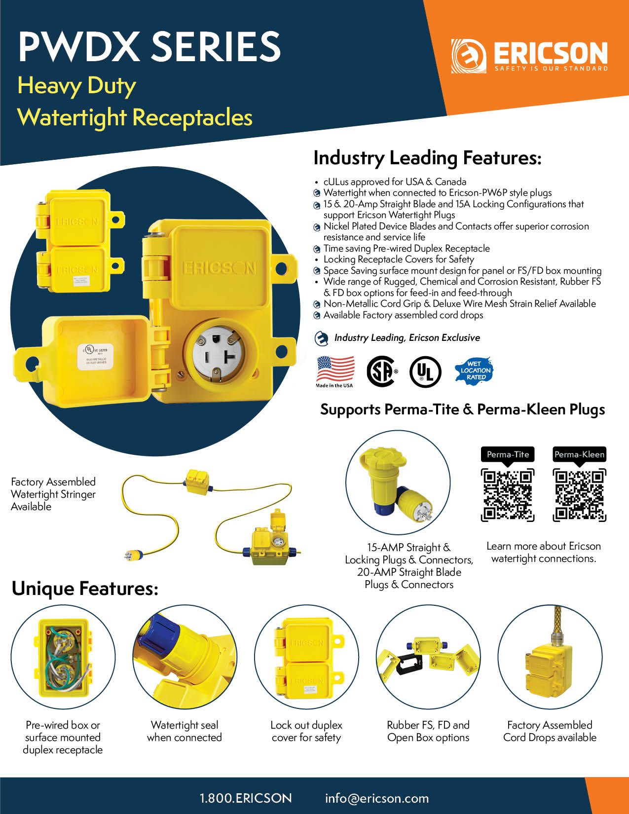 L1000512 - Ericson PWDX Watertight DPLX RCPT-2
