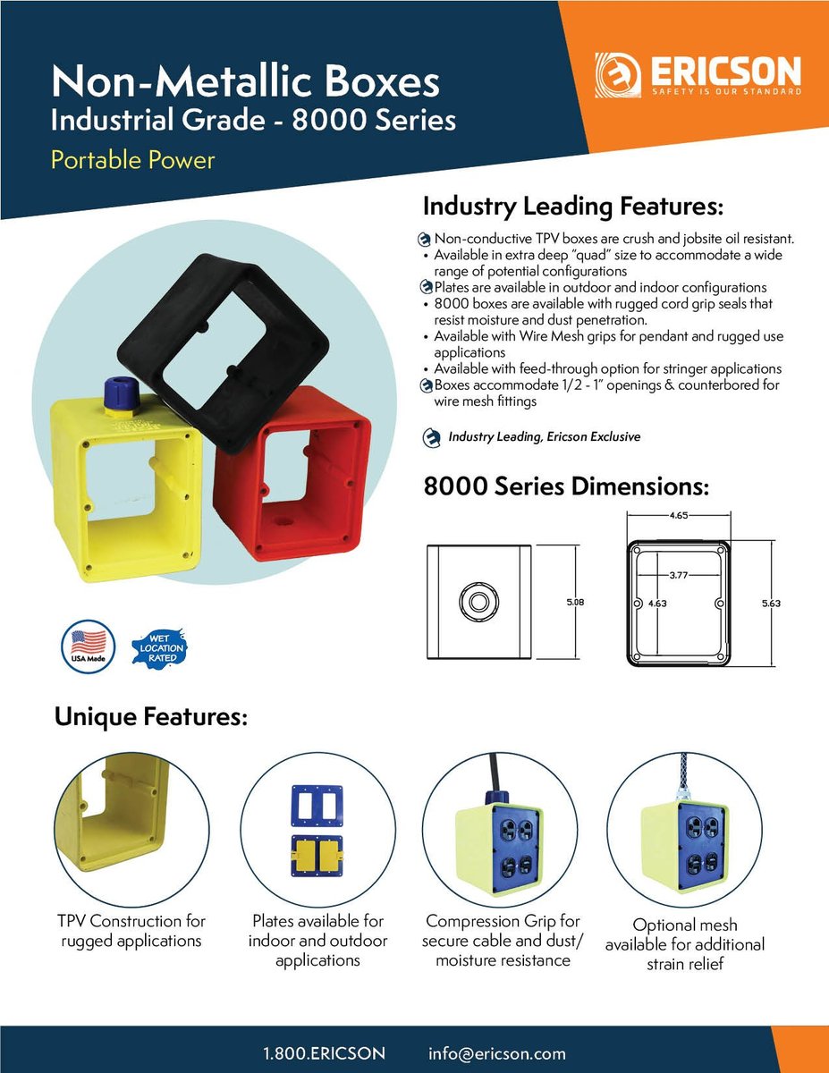 L1000889 - Ericson 8000 Series Box and Plate Solutions